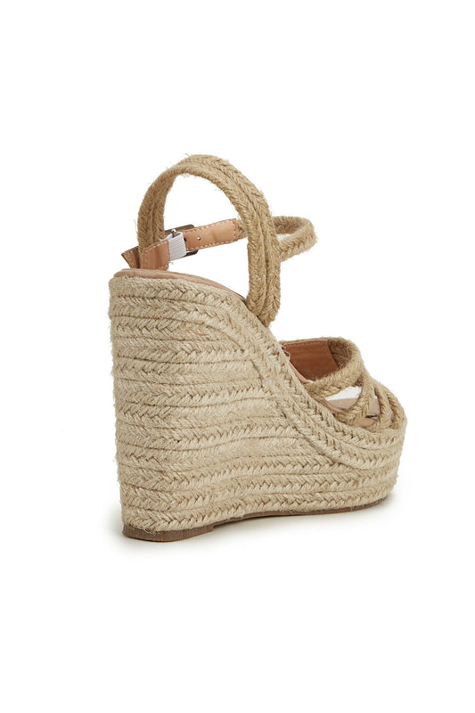 Ankle Strap Espadrille Wedge Sandals