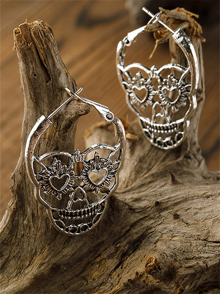 Day Of The Dead Sugar Skull Earrings