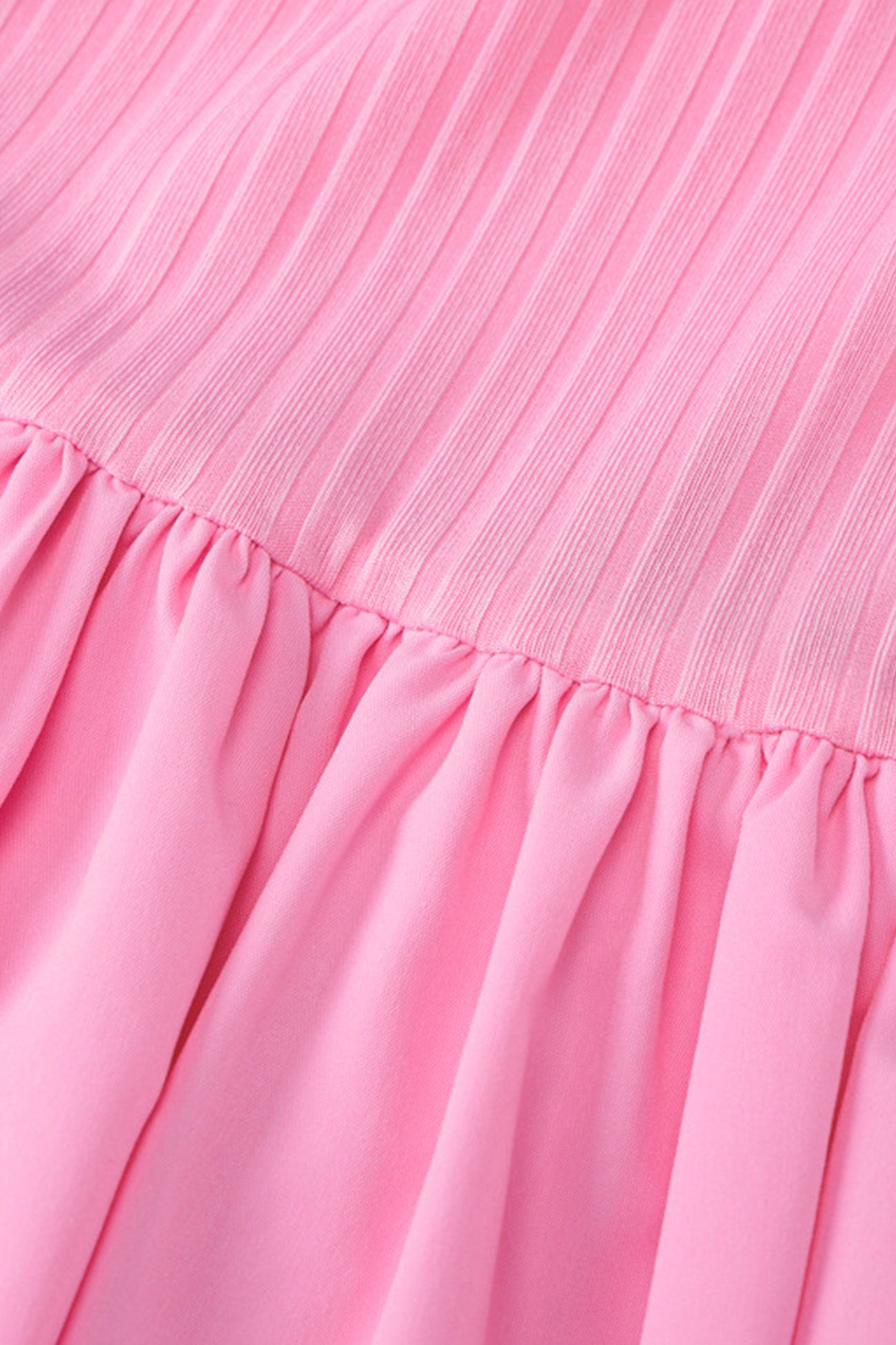 Mock Neck Cowl Back Knit Patchwork Ballon Dress