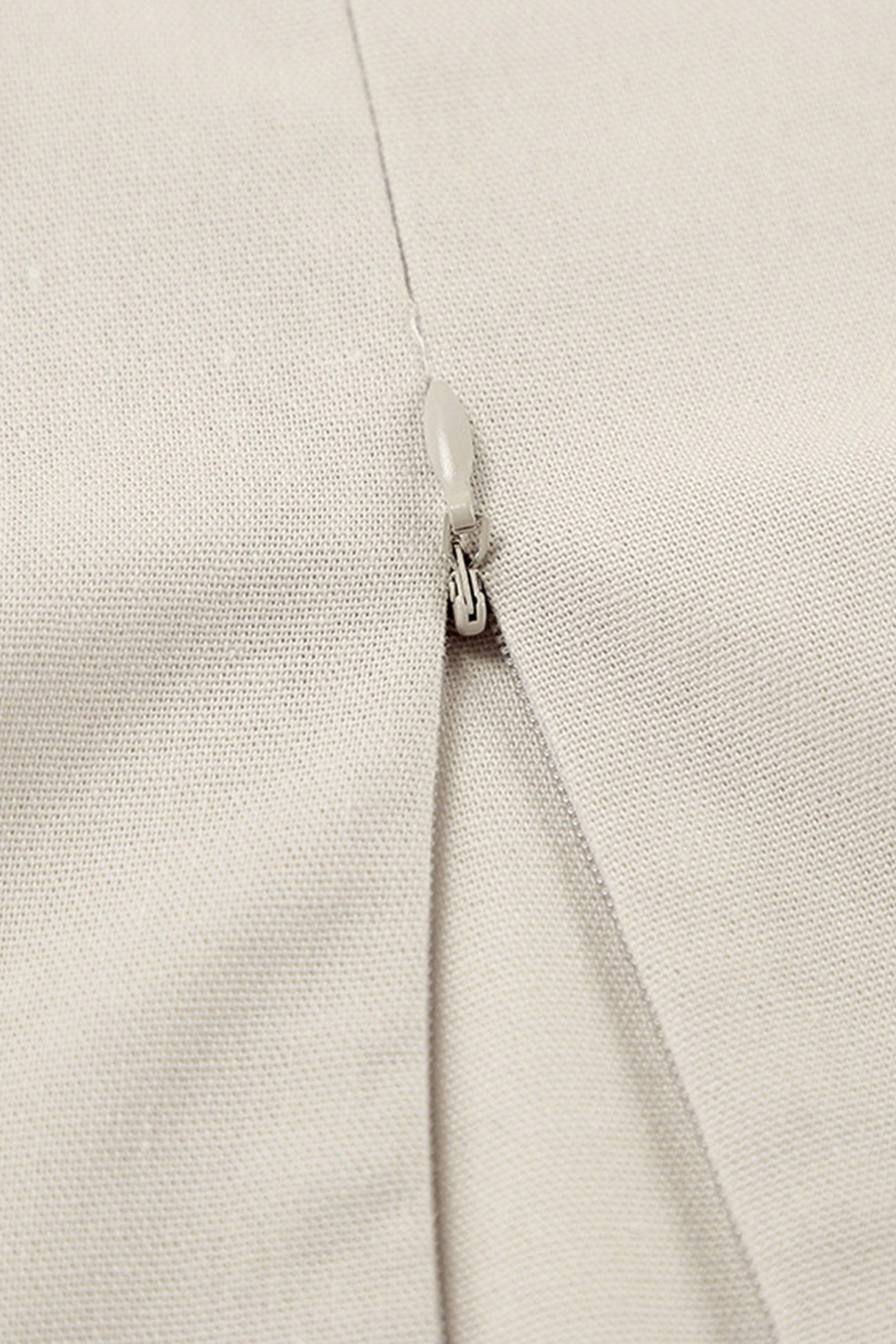 Spaghetti Straps A-line Cotton Linen Dress